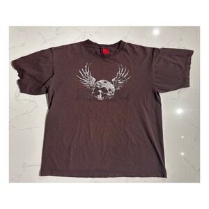 JNCO Jeans Vintage Skull Wings Graphic T-Shirt